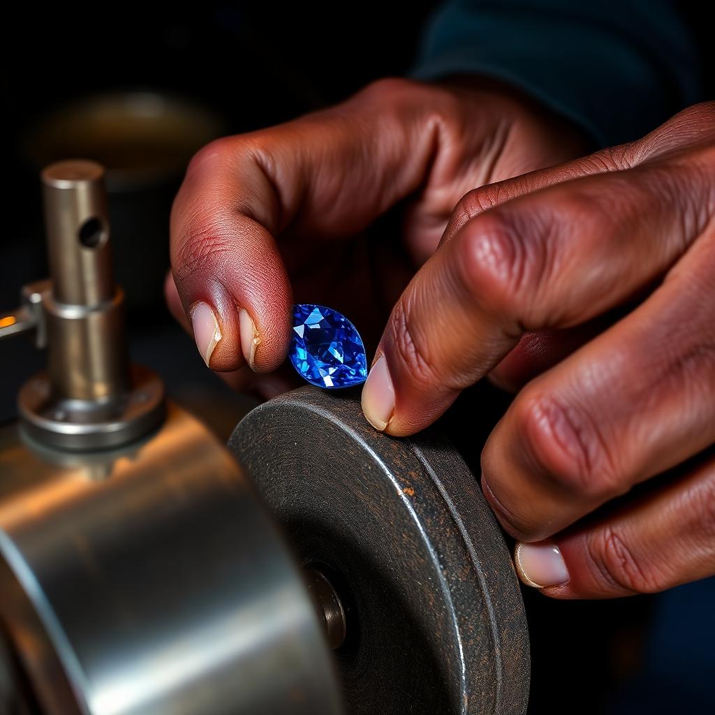 Master gem cutter