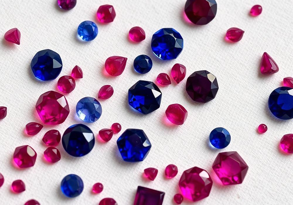 Loose Ceylon gemstones
