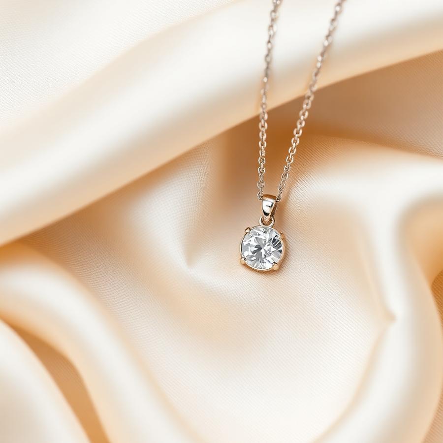 Kavi Diamond Line Necklace