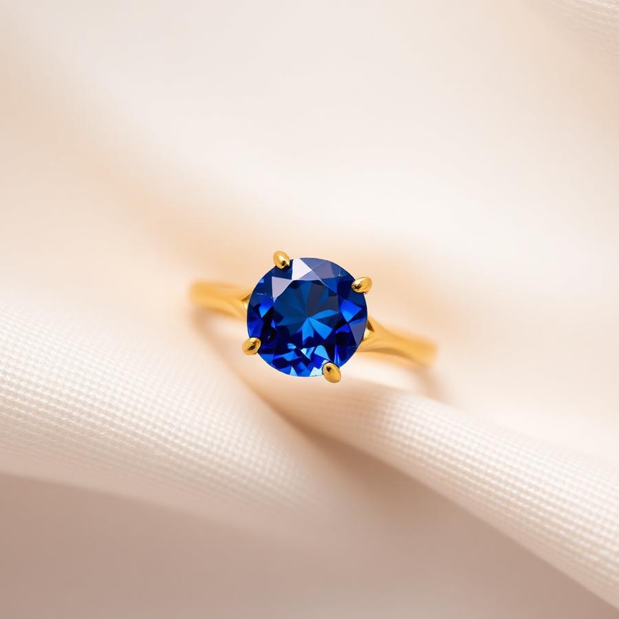 Amara Ceylon Sapphire & Diamond Ring
